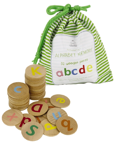 ALPHABET WOODEN MEMORY GAME