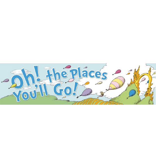The Store - Dr Seuss 'Oh! The Places You'll Go!' Balloons Banner ...