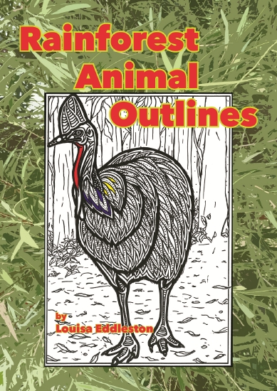 RAINFOREST ANIMAL OUTLINES    