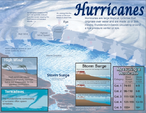 The Store - Hurricanes Chart - Teacher Resource - The Store