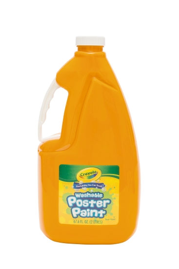 Crayola Washable Non-Toxic Paint 1-Gallon Bottle Yellow Kids Arts Crafts  Hobbies
