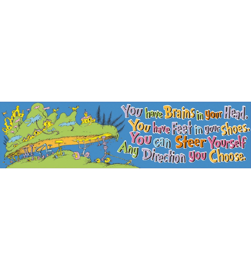 Product: DR SEUSS YOU HAVE BRAINS BANN - Stationery - School Essentials