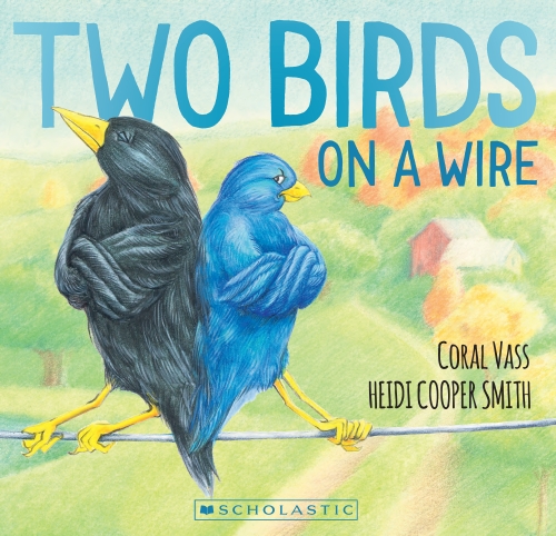 TWO BIRDS ON A WIRE