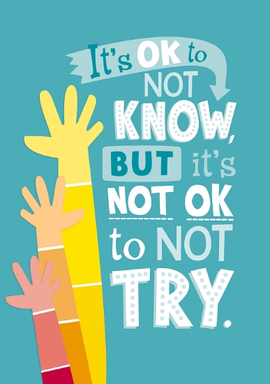 PAINTED PALETTE ITS OK POSTER - Teacher Resource