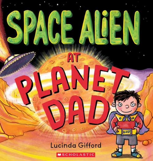 SPACE ALIEN AT PLANET DAD