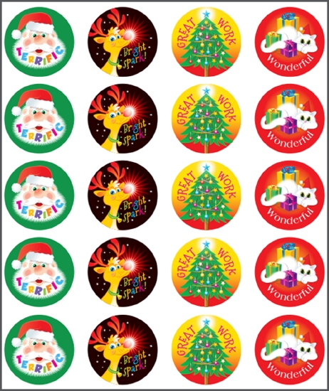 Product: CHRISTMAS STICKERS - Teacher Resource - School Essentials