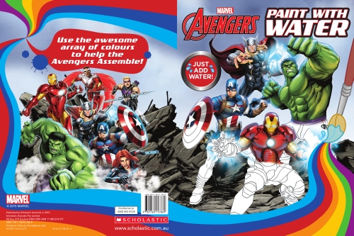 AVENGERS PAINT WITH WATER