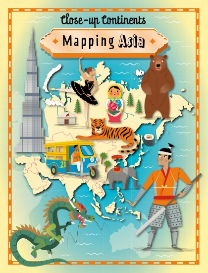 Product: Close-up Continents: Mapping Asia - Book - School Essentials