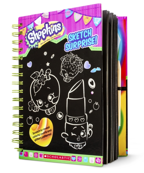 Shopkins Sketch Surprise Scratch Drawing Art Book Scratching Frozen Season  1 SPK  YouTube