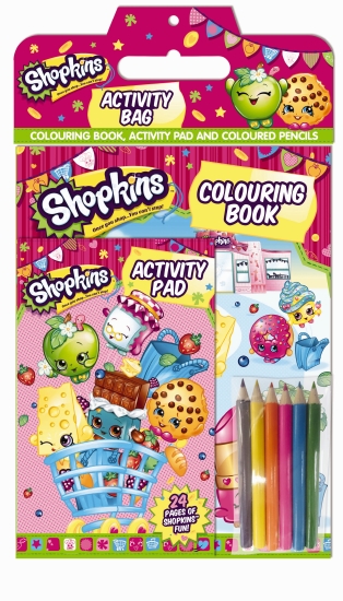 Product: SHOPKINS ACTIVITY BAG - Book - School Essentials