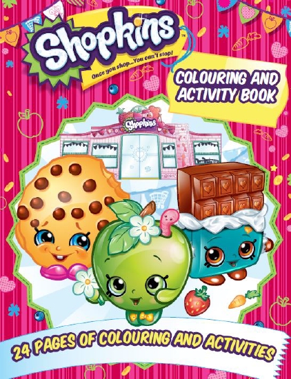 SHOPKINS COLOURING & ACTIVITY