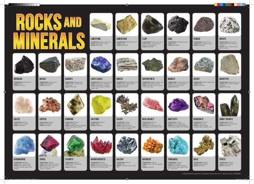 The Store - ROCKS AND MINERALS POSTER - Other - The Store