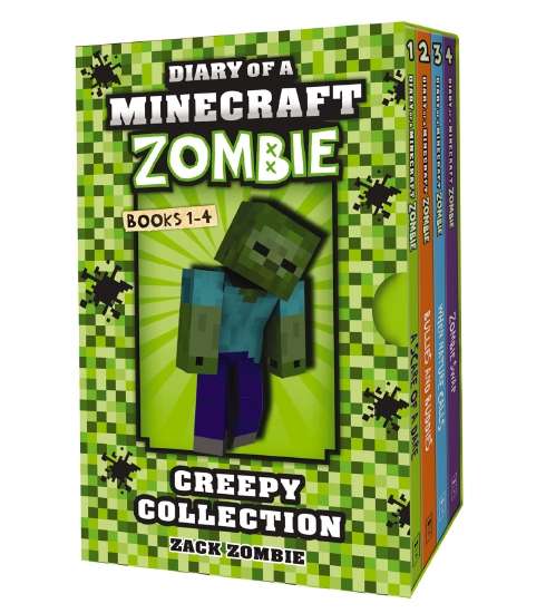 Creepy Collection Books 1-4 (Diary of a Minecraft Zombie)