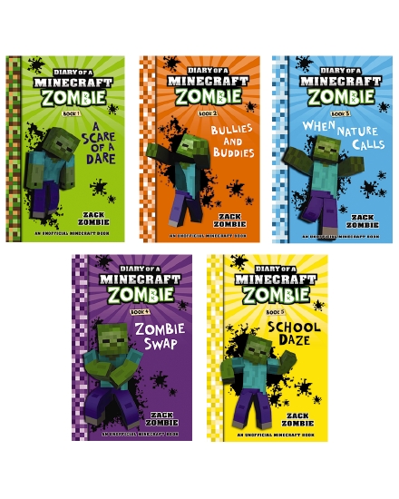 DIARY OF A MINECRAFT ZOMBIE 5 Pack                                                                  