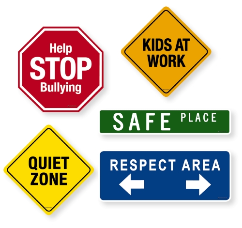 The Store - SCHOOL SIGNS MAGNET SET - Teacher Resource - The Store