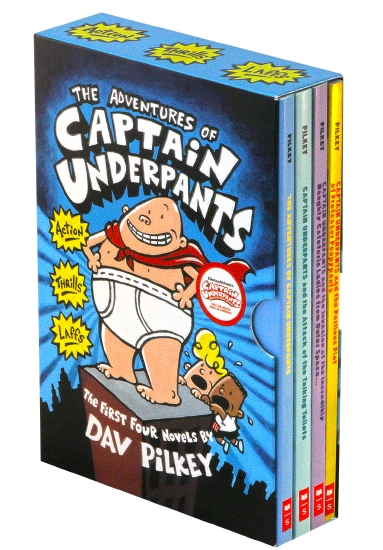 The Adventures of Captain Underpants 1 - Dav Pilkey (Hebrew