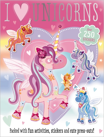 The Store - I LOVE UNICORNS STICKER BOOK - Book - The Store