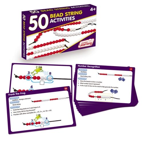 50 BEAD STRING ACTIVITY CARDS