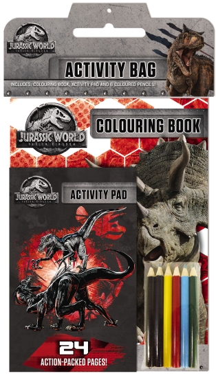 Product Jurassic World Fallen Kingdom Activity Bag Universal Book School Essentials