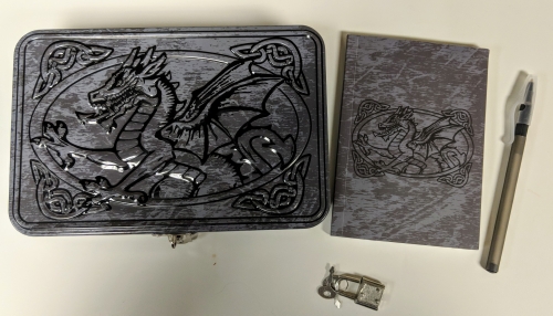 The Store Mythical Dragon Journal Lock Box Stationery The Store