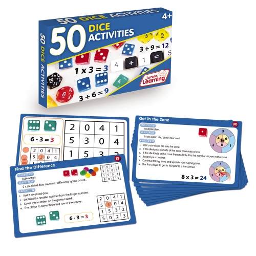 Product 50 Dice Activity Cards Teacher Resource School Essentials