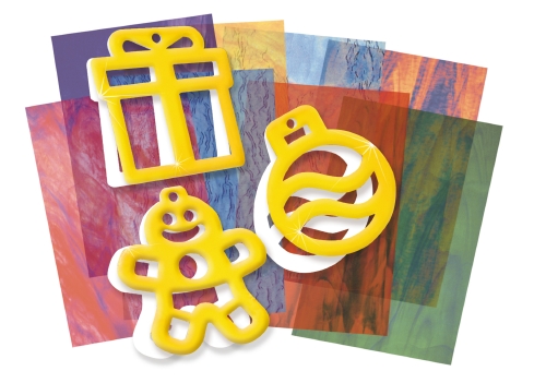 Stained Glass Christmas Ornaments                                                                   