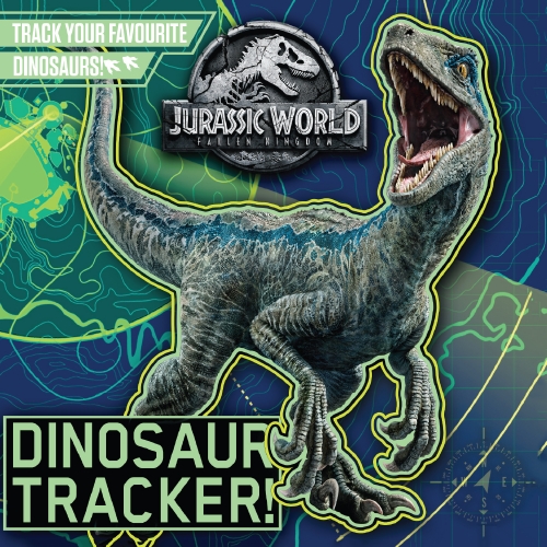 Jurassic World Fallen Kingdom: Dinosaur Tracker 8x8 Book Club Ed                                    