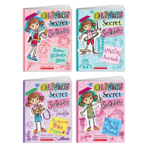 Product Olivias Secret Scribbles 4 Pk Pack School Essentials