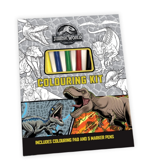 Product: Jurassic World: Colouring Kit (Universal) - Book - School