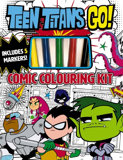 The Store - TEEN TITANS GO! COLOURING KIT - Book - The Store
