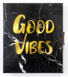 Good Vibes Black Marble Lockbox                                                                     