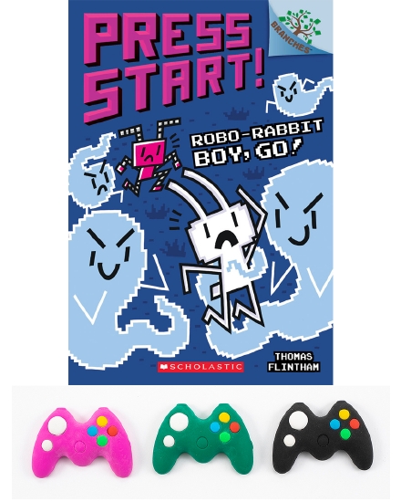 Press Start #7: Robo-Rabbit Boy, Go! with Eraser                                                    