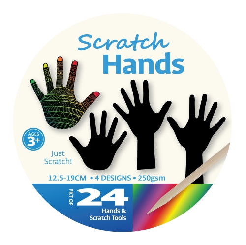 Product: Scratch-Art Hands - Arts & Crafts - School Essentials