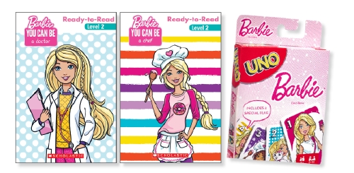 BARBIE READER 2-PACK W UNO