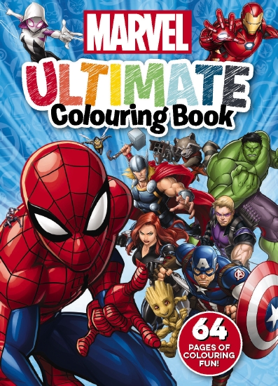 MARVEL ULTIMATE COLOURING BOOK
