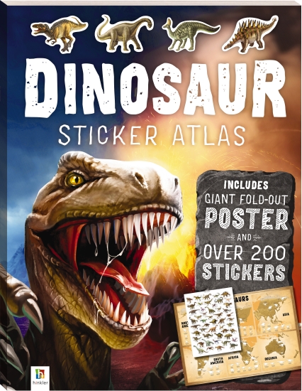 Dinosaur Sticker Atlas                                                                              