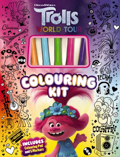 The Store - Trolls World Tour: Colouring Kit (DreamWorks) - Book - The ...