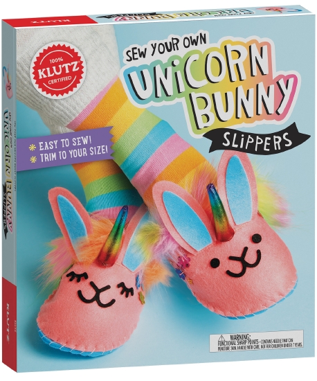 SEW YOUR OWN UNICORN BUNNY SLIPPERS