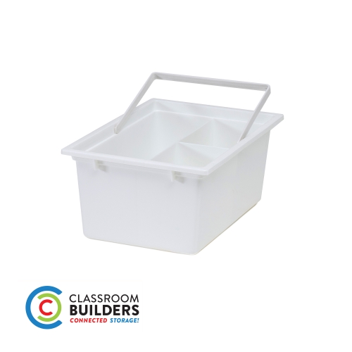 The Store Divided Storage Caddy White Storage The Store