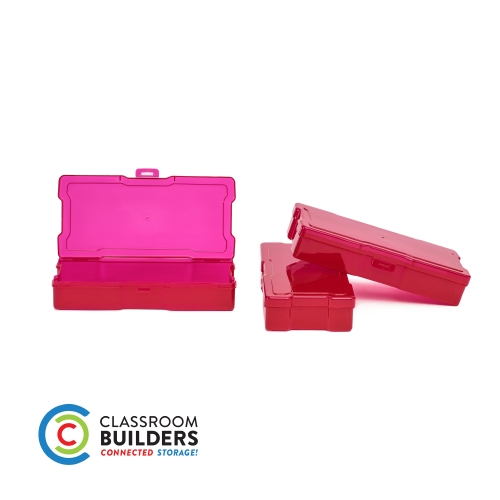 SNAP LOCK CASE RUBY 3PK