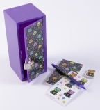 NEON PANDA LOCKER STATIONERY SET