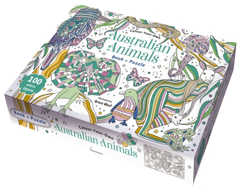 Australian Animals Book + Puzzle                                                                    