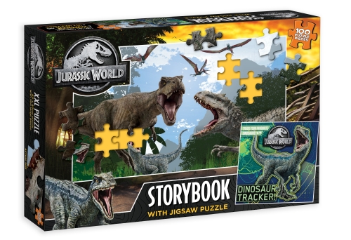Jurassic World: Storybook with Jigsaw Puzzle (Universal)
