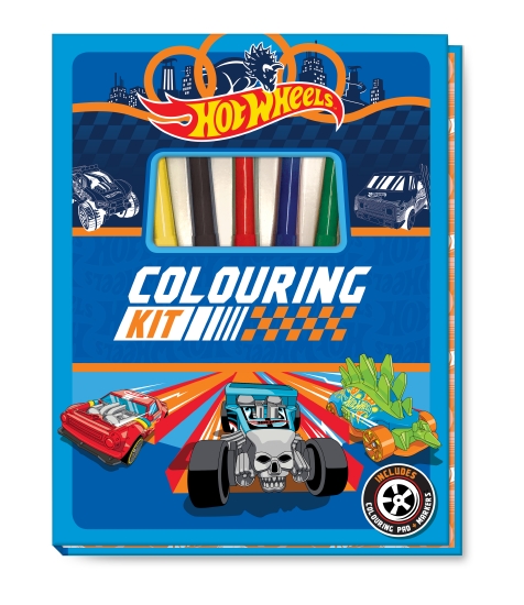 Hot Wheels: Colouring Kit (Mattel) - Book